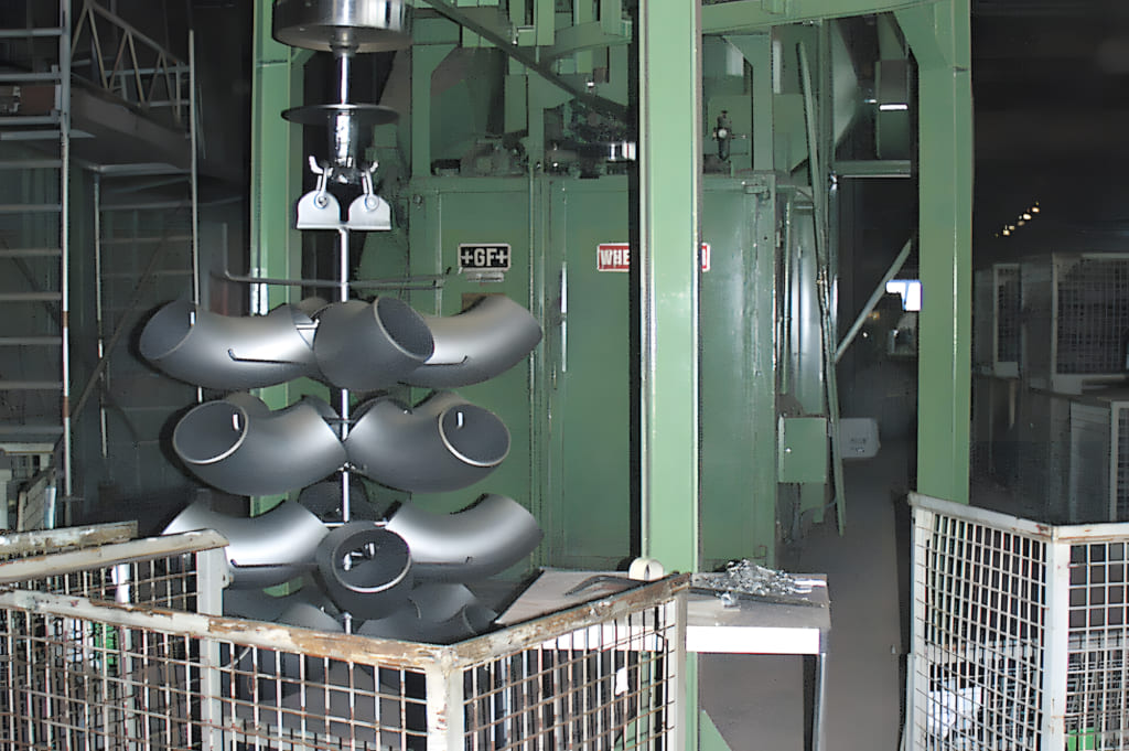 Hängebahnstrahlanlage